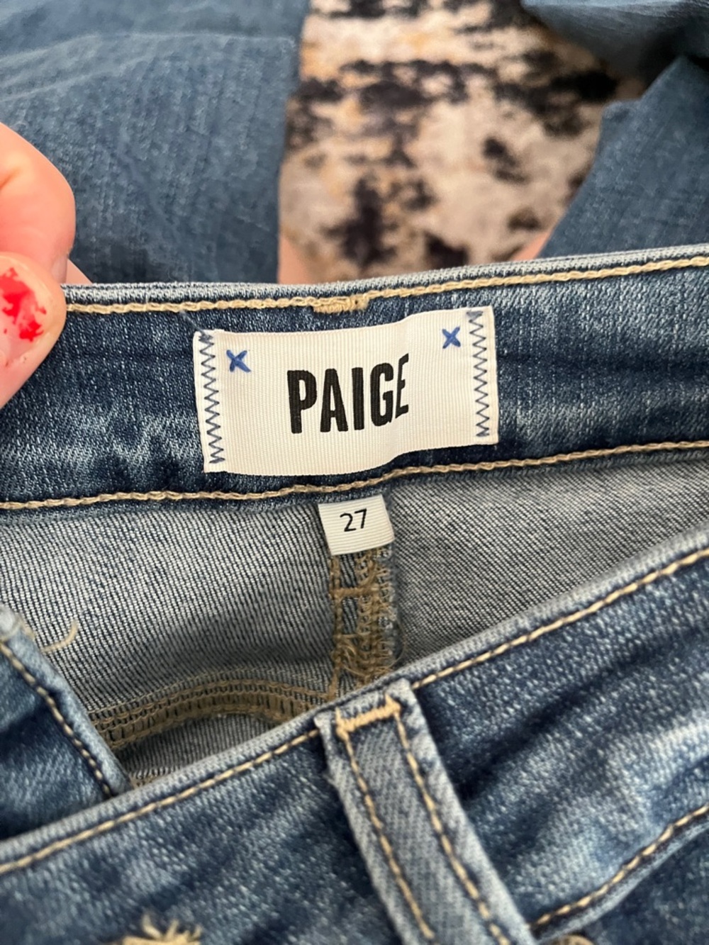 Paige High rise flare jean - Picture 5 of 5